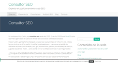 Desktop Screenshot of consultor-seo.es